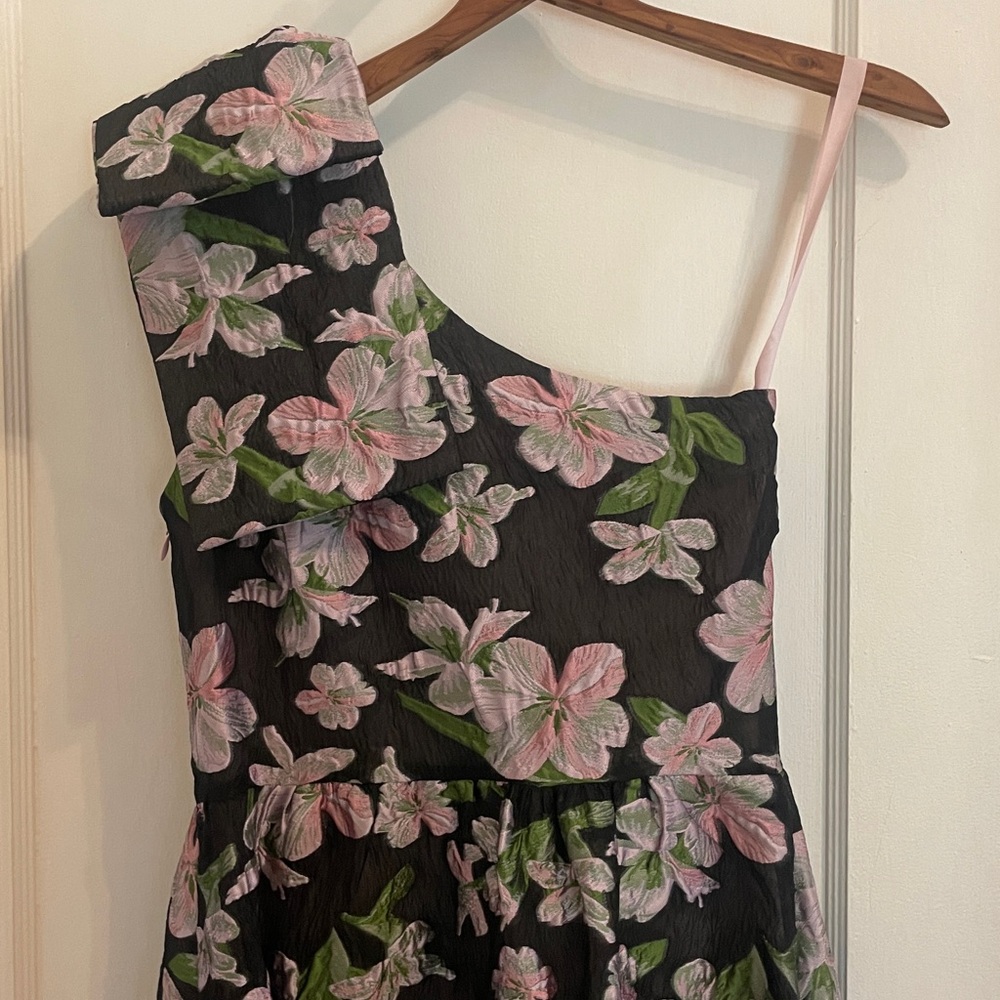 New Abbey Glass Caroline One Shoulder Gown Dress size XS - Picture 9 of 12
